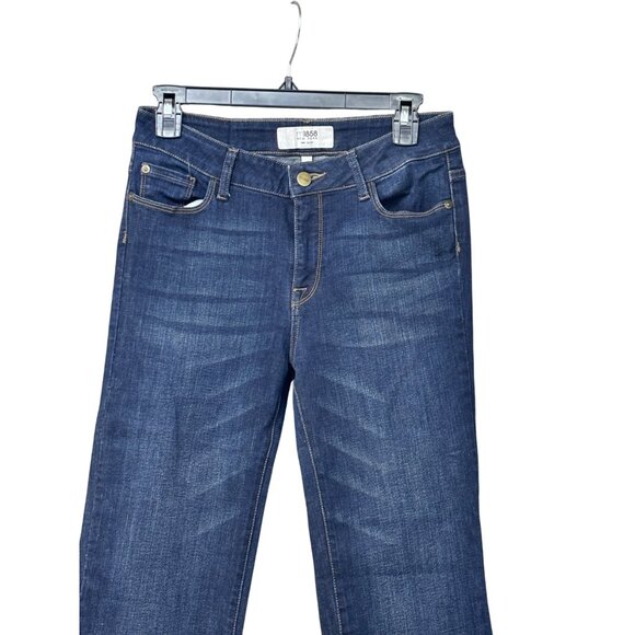 M1868 Womens Dark Wash Denim Flare Jeans Size 4/27" - Picture 2 of 12